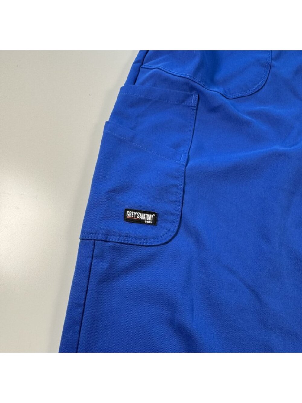 Greys Anatomy By Barco Spandex Stretch Jogger Scrub Pants Blue M - Picture 4 of 7
